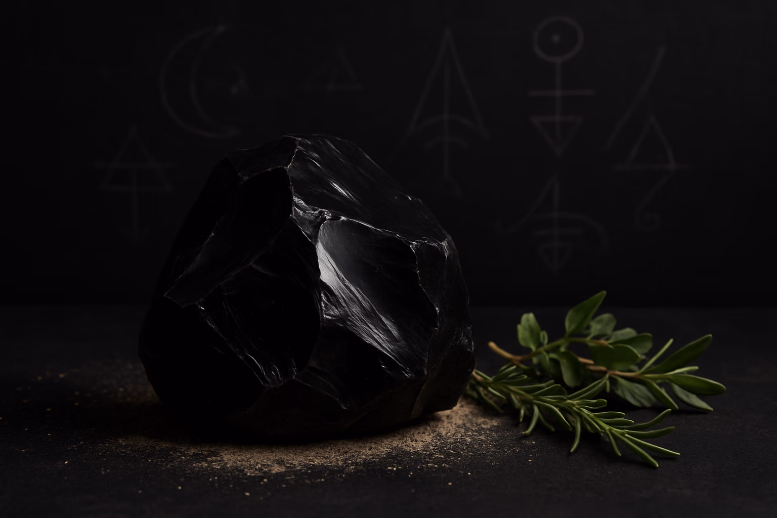 حجر الأوبسيديان (السبج الأسود)